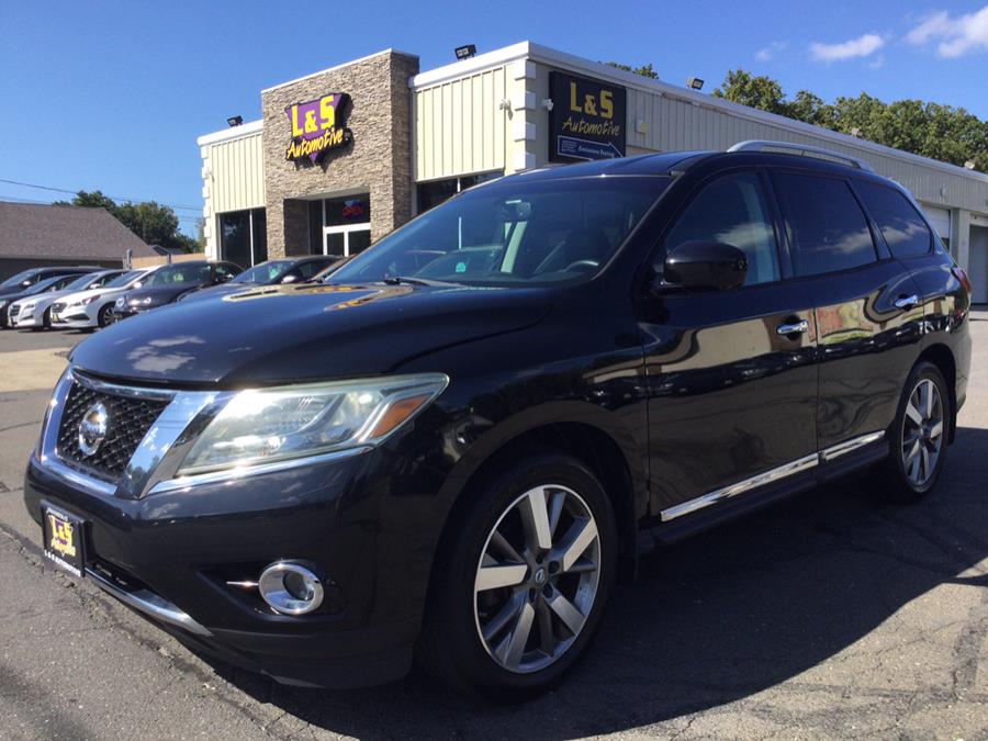 2014 Nissan Pathfinder 4WD 4dr Platnium, available for sale in Plantsville, Connecticut | L&S Automotive LLC. Plantsville, Connecticut 2014 Nissan Pathfinder 4WD 4dr Platnium, available for sale in Plantsville, Connecticut | L&S Automotive LLC. Plantsville, Connecticut