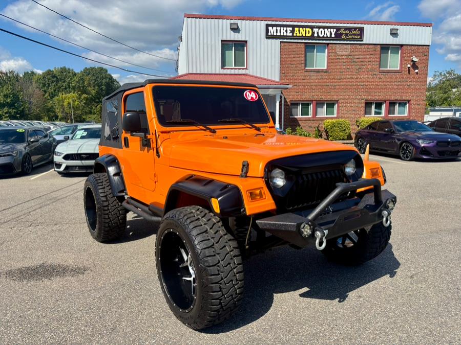 2004 Jeep Wrangler 2dr X, available for sale in South Windsor, Connecticut | Mike And Tony Auto Sales, Inc. South Windsor, Connecticut 2004 Jeep Wrangler 2dr X, available for sale in South Windsor, Connecticut | Mike And Tony Auto Sales, Inc. South Windsor, Connecticut