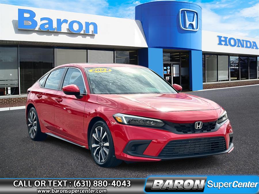2022 Honda Civic Hatchback EX-L, available for sale in Patchogue, New York | Baron Supercenter. Patchogue, New York 2022 Honda Civic Hatchback EX-L, available for sale in Patchogue, New York | Baron Supercenter. Patchogue, New York