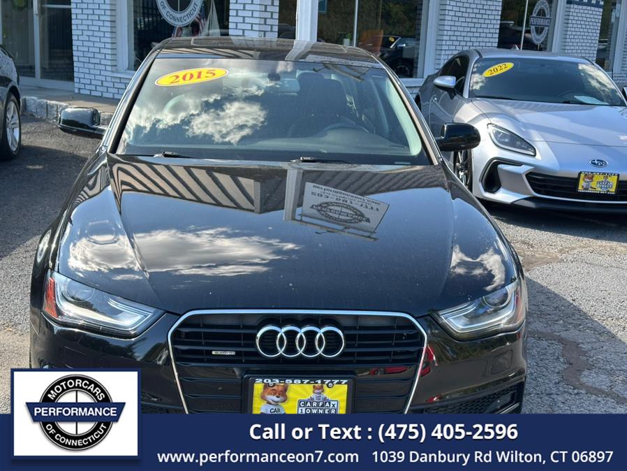 2015 Audi A4 4dr Sdn Auto quattro 2.0T Premium, available for sale in Wilton, Connecticut | Performance Motor Cars Of Connecticut LLC. Wilton, Connecticut