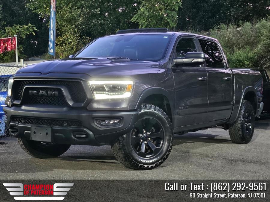 2022 Ram 1500 Rebel 4x4 Crew Cab 5''7" Box, available for sale in Paterson, New Jersey | Champion of Paterson. Paterson, New Jersey 2022 Ram 1500 Rebel 4x4 Crew Cab 5''7" Box, available for sale in Paterson, New Jersey | Champion of Paterson. Paterson, New Jersey