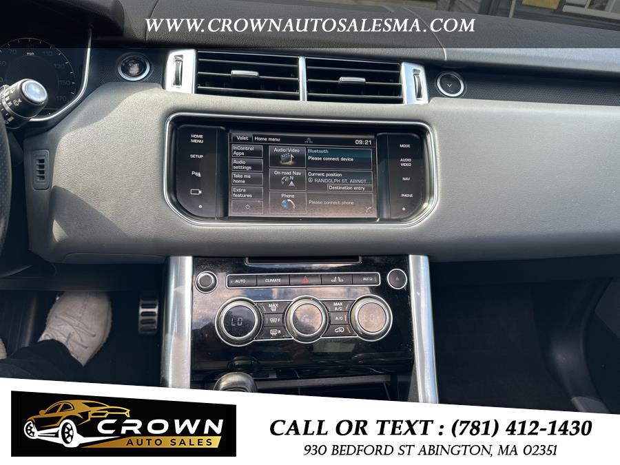 2015 Land Rover Range Rover Sport 4WD 4dr Supercharged, available for sale in Abington, Massachusetts | Crown Auto Sales. Abington, Massachusetts 2015 Land Rover Range Rover Sport 4WD 4dr Supercharged, available for sale in Abington, Massachusetts | Crown Auto Sales. Abington, Massachusetts