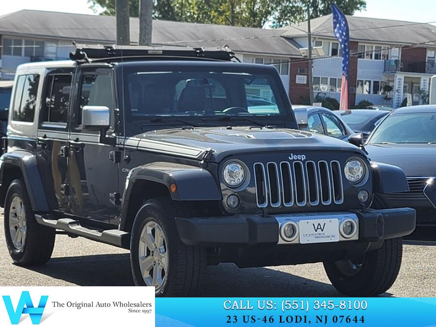 2017 Jeep Wrangler Unlimited Sahara 4x4, available for sale in Lodi, New Jersey | AW Auto & Truck Wholesalers, Inc. Lodi, New Jersey 2017 Jeep Wrangler Unlimited Sahara 4x4, available for sale in Lodi, New Jersey | AW Auto & Truck Wholesalers, Inc. Lodi, New Jersey