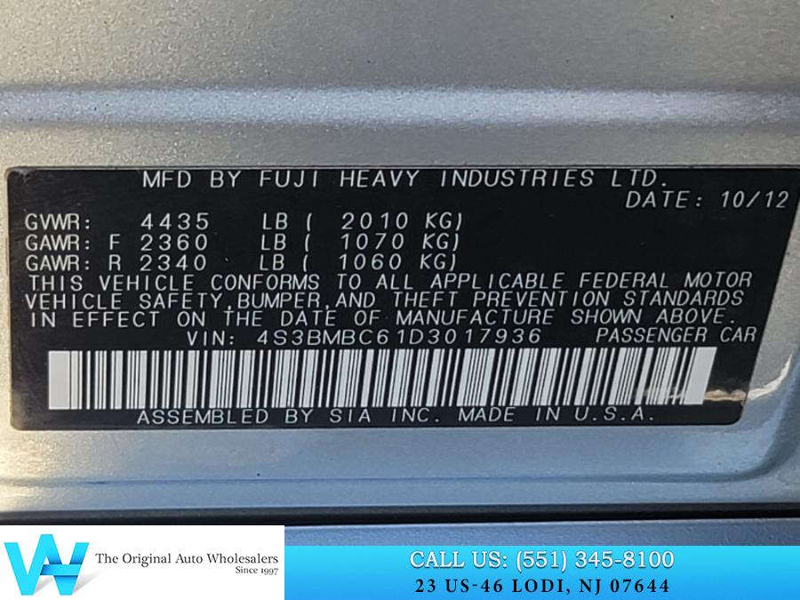 2013 Subaru Legacy 4dr Sdn H4 Auto 2.5i Premium, available for sale in Lodi, New Jersey | AW Auto & Truck Wholesalers, Inc. Lodi, New Jersey 2013 Subaru Legacy 4dr Sdn H4 Auto 2.5i Premium, available for sale in Lodi, New Jersey | AW Auto & Truck Wholesalers, Inc. Lodi, New Jersey