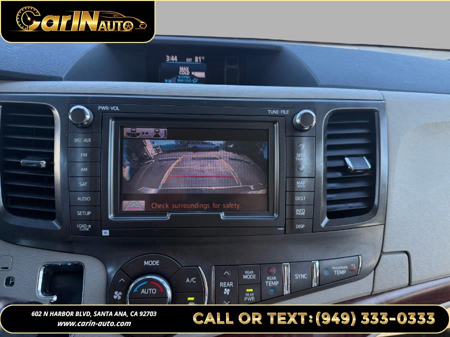 2013 Toyota Sienna 5dr 7-Pass Van V6 Ltd FWD (Natl), available for sale in Santa Ana, California | Carin Auto. Santa Ana, California 2013 Toyota Sienna 5dr 7-Pass Van V6 Ltd FWD (Natl), available for sale in Santa Ana, California | Carin Auto. Santa Ana, California