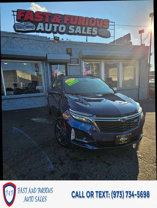 2022 Chevrolet Equinox RS Sport Utility 4D, available for sale in Newark, New Jersey | Fast and Furious Auto Sales. Newark, New Jersey 2022 Chevrolet Equinox RS Sport Utility 4D, available for sale in Newark, New Jersey | Fast and Furious Auto Sales. Newark, New Jersey