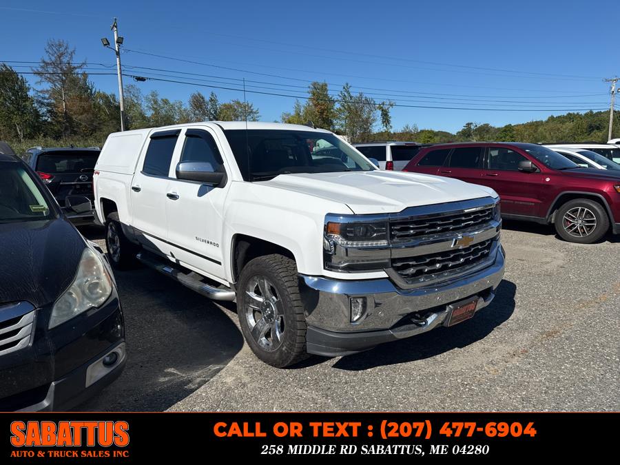 2018 Chevrolet Silverado 1500 4WD Crew Cab 143.5" LTZ w/1LZ, available for sale in Sabattus, Maine | Sabattus Auto and Truck Sales Inc. Sabattus, Maine 2018 Chevrolet Silverado 1500 4WD Crew Cab 143.5" LTZ w/1LZ, available for sale in Sabattus, Maine | Sabattus Auto and Truck Sales Inc. Sabattus, Maine