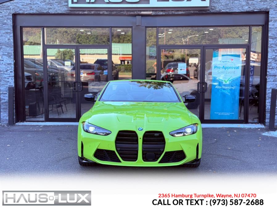 2023 BMW M4 Competition xDrive Convertible, available for sale in Wayne, New Jersey | Haus of Lux. Wayne, New Jersey 2023 BMW M4 Competition xDrive Convertible, available for sale in Wayne, New Jersey | Haus of Lux. Wayne, New Jersey