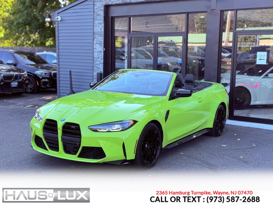 2023 BMW M4 Competition xDrive Convertible, available for sale in Wayne, New Jersey | Haus of Lux. Wayne, New Jersey 2023 BMW M4 Competition xDrive Convertible, available for sale in Wayne, New Jersey | Haus of Lux. Wayne, New Jersey