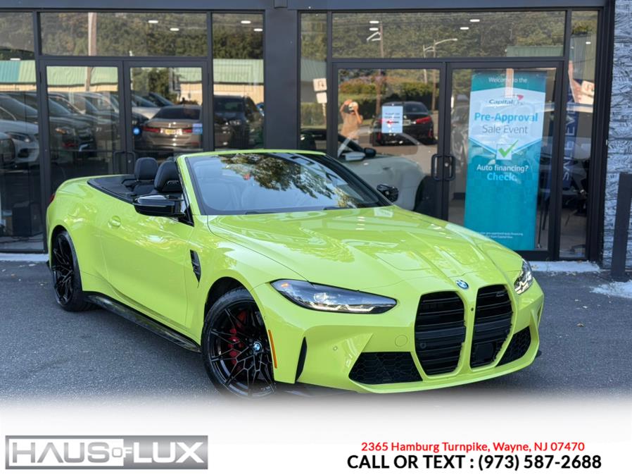 2023 BMW M4 Competition xDrive Convertible, available for sale in Wayne, New Jersey | Haus of Lux. Wayne, New Jersey 2023 BMW M4 Competition xDrive Convertible, available for sale in Wayne, New Jersey | Haus of Lux. Wayne, New Jersey