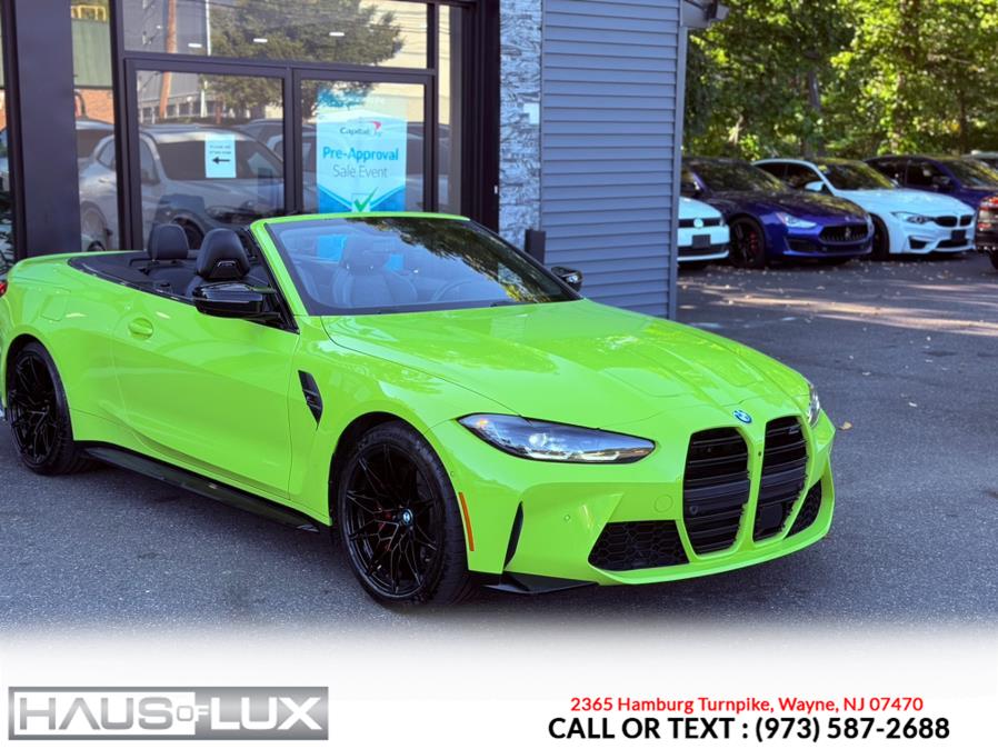 2023 BMW M4 Competition xDrive Convertible, available for sale in Wayne, New Jersey | Haus of Lux. Wayne, New Jersey 2023 BMW M4 Competition xDrive Convertible, available for sale in Wayne, New Jersey | Haus of Lux. Wayne, New Jersey