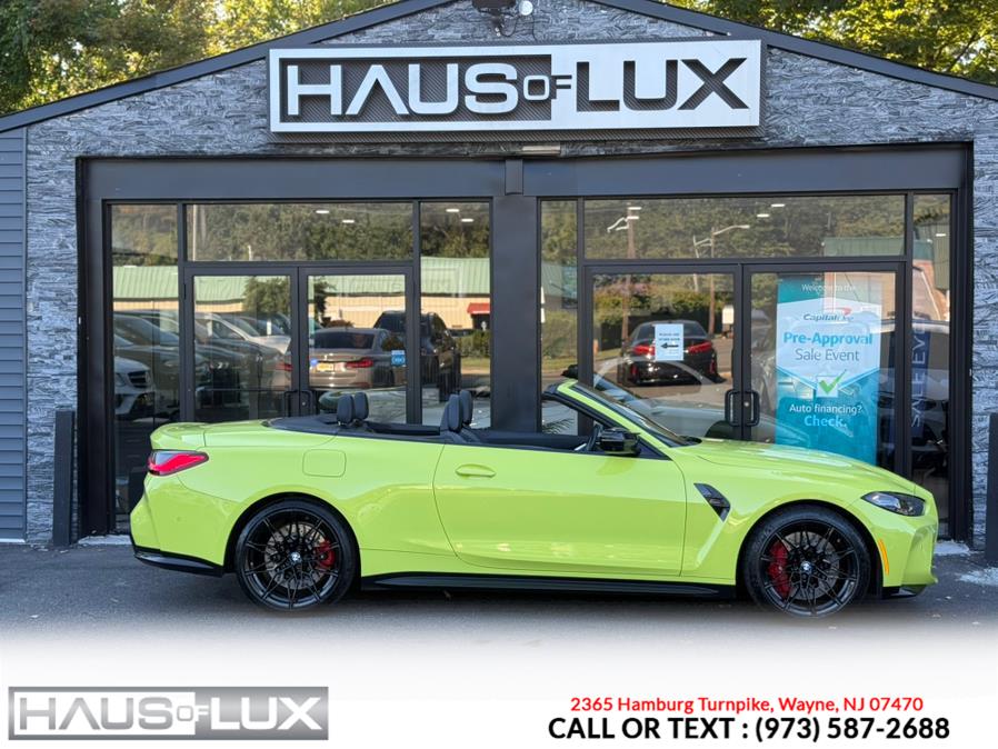 2023 BMW M4 Competition xDrive Convertible, available for sale in Wayne, New Jersey | Haus of Lux. Wayne, New Jersey 2023 BMW M4 Competition xDrive Convertible, available for sale in Wayne, New Jersey | Haus of Lux. Wayne, New Jersey
