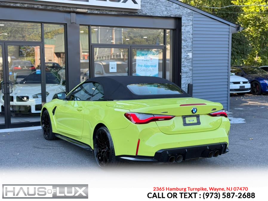 2023 BMW M4 Competition xDrive Convertible, available for sale in Wayne, New Jersey | Haus of Lux. Wayne, New Jersey 2023 BMW M4 Competition xDrive Convertible, available for sale in Wayne, New Jersey | Haus of Lux. Wayne, New Jersey