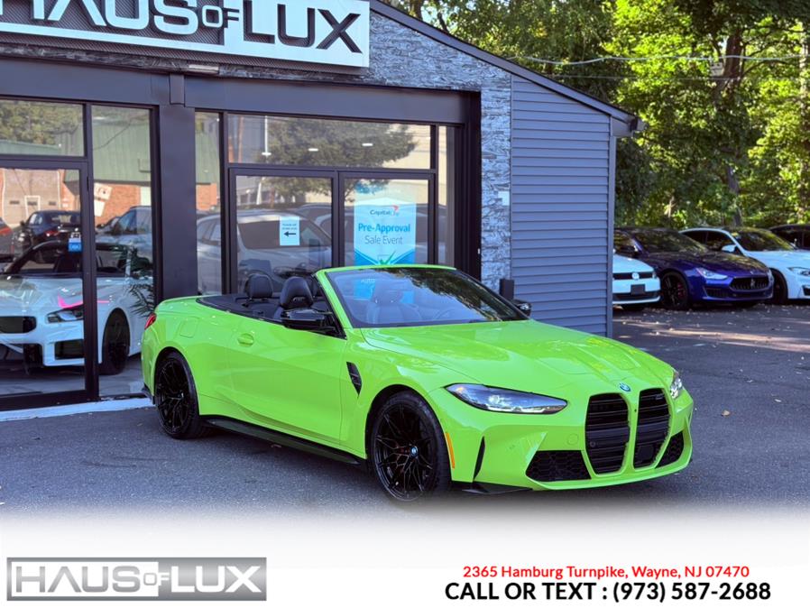 2023 BMW M4 Competition xDrive Convertible, available for sale in Wayne, New Jersey | Haus of Lux. Wayne, New Jersey 2023 BMW M4 Competition xDrive Convertible, available for sale in Wayne, New Jersey | Haus of Lux. Wayne, New Jersey