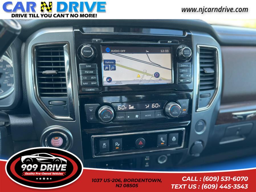2017 Nissan Titan Platinum Reserve, available for sale in BORDENTOWN, New Jersey | 909 Drive. BORDENTOWN, New Jersey 2017 Nissan Titan Platinum Reserve, available for sale in BORDENTOWN, New Jersey | 909 Drive. BORDENTOWN, New Jersey