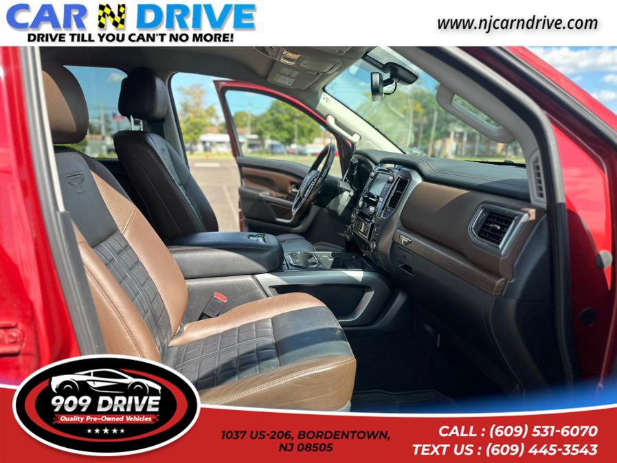 2018 Nissan Titan Platinum Reserve, available for sale in BORDENTOWN, New Jersey | 909 Drive. BORDENTOWN, New Jersey 2018 Nissan Titan Platinum Reserve, available for sale in BORDENTOWN, New Jersey | 909 Drive. BORDENTOWN, New Jersey
