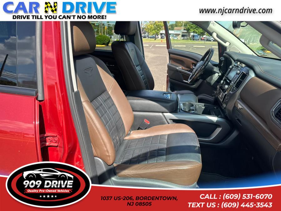 2018 Nissan Titan Platinum Reserve, available for sale in BORDENTOWN, New Jersey | 909 Drive. BORDENTOWN, New Jersey 2018 Nissan Titan Platinum Reserve, available for sale in BORDENTOWN, New Jersey | 909 Drive. BORDENTOWN, New Jersey