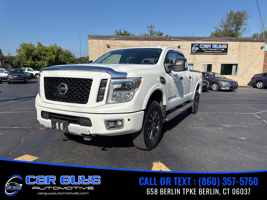 2017 Nissan Titan XD 4x4 Gas Crew Cab PRO-4X, available for sale in Berlin, Connecticut | Car Guys Automotive LLC. Berlin, Connecticut 2017 Nissan Titan XD 4x4 Gas Crew Cab PRO-4X, available for sale in Berlin, Connecticut | Car Guys Automotive LLC. Berlin, Connecticut