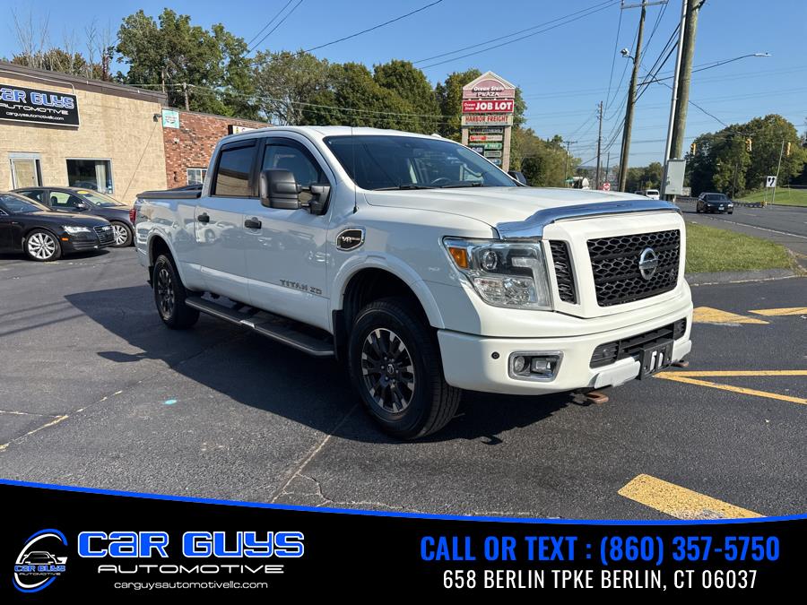 2017 Nissan Titan XD 4x4 Gas Crew Cab PRO-4X, available for sale in Berlin, Connecticut | Car Guys Automotive LLC. Berlin, Connecticut 2017 Nissan Titan XD 4x4 Gas Crew Cab PRO-4X, available for sale in Berlin, Connecticut | Car Guys Automotive LLC. Berlin, Connecticut