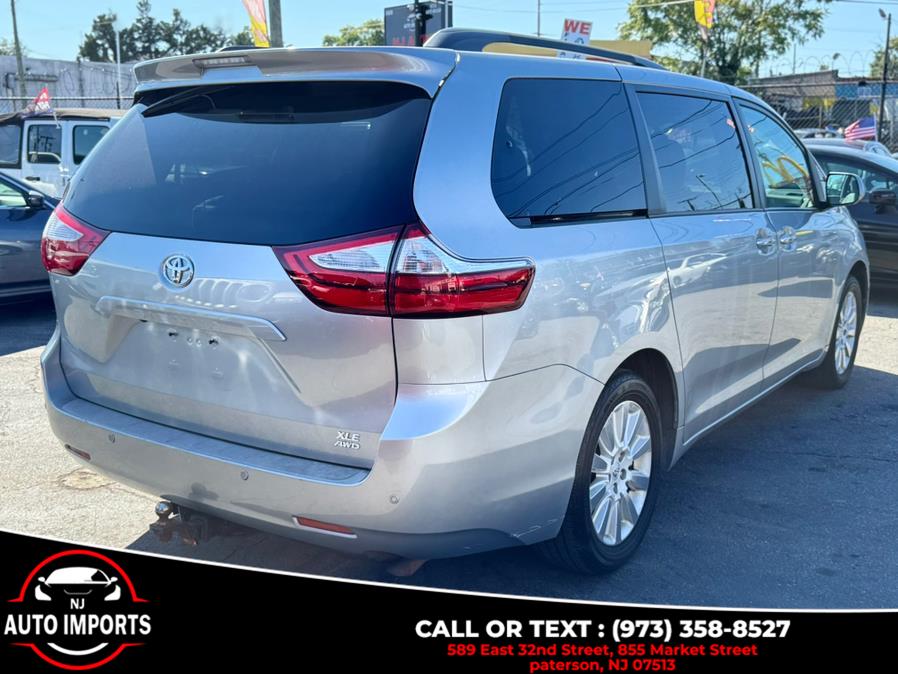 2016 Toyota Sienna 5dr 7-Pass Van XLE AWD (Natl), available for sale in Paterson, New Jersey | NJ Auto Imports. Paterson, New Jersey 2016 Toyota Sienna 5dr 7-Pass Van XLE AWD (Natl), available for sale in Paterson, New Jersey | NJ Auto Imports. Paterson, New Jersey