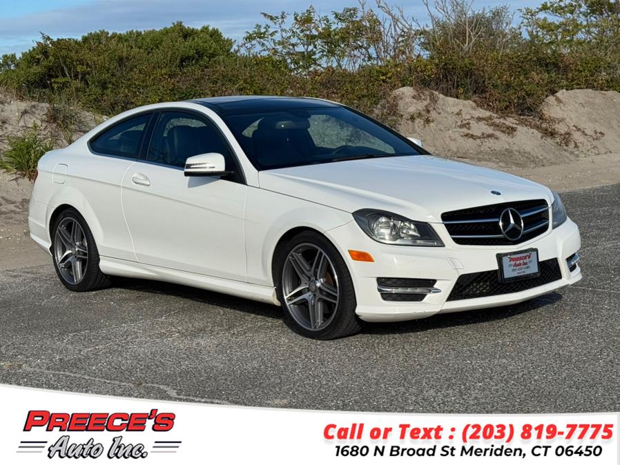 2015 Mercedes-Benz C-Class 2dr Cpe C 350 4MATIC, available for sale in Meriden, Connecticut | Preeces Auto Inc. Meriden, Connecticut 2015 Mercedes-Benz C-Class 2dr Cpe C 350 4MATIC, available for sale in Meriden, Connecticut | Preeces Auto Inc. Meriden, Connecticut