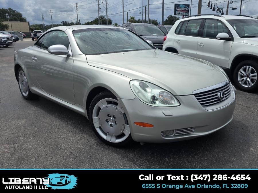 2002 Lexus SC 430 2dr Convertible, available for sale in Orlando, Florida | Liberty Autoland II LLC. Orlando, Florida 2002 Lexus SC 430 2dr Convertible, available for sale in Orlando, Florida | Liberty Autoland II LLC. Orlando, Florida