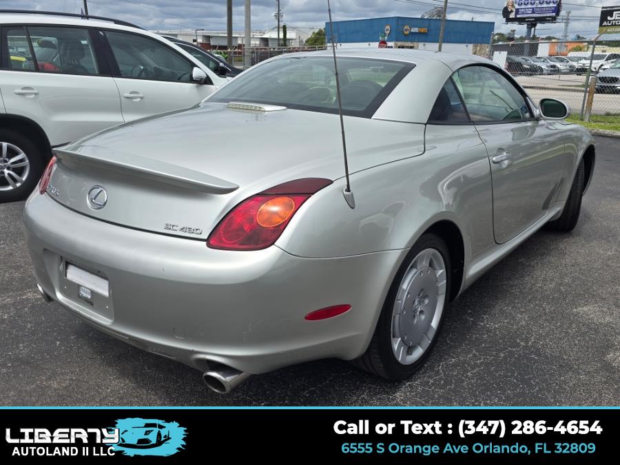 2002 Lexus SC 430 2dr Convertible, available for sale in Orlando, Florida | Liberty Autoland II LLC. Orlando, Florida 2002 Lexus SC 430 2dr Convertible, available for sale in Orlando, Florida | Liberty Autoland II LLC. Orlando, Florida