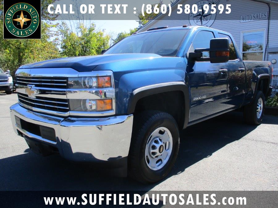 2018 Chevrolet Silverado 2500HD 4WD Double Cab 144.2" Work Truck, available for sale in Suffield, Connecticut | Suffield Auto LLC. Suffield, Connecticut 2018 Chevrolet Silverado 2500HD 4WD Double Cab 144.2" Work Truck, available for sale in Suffield, Connecticut | Suffield Auto LLC. Suffield, Connecticut