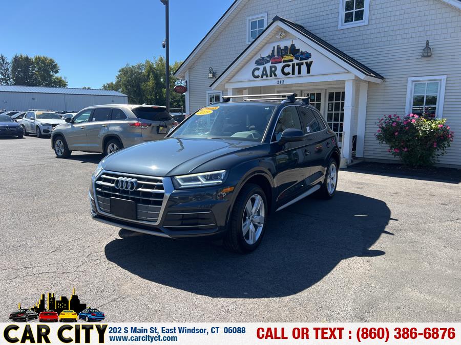 2019 Audi Q5 Premium Plus 45 TFSI quattro, available for sale in East Windsor, Connecticut | Car City LLC. East Windsor, Connecticut 2019 Audi Q5 Premium Plus 45 TFSI quattro, available for sale in East Windsor, Connecticut | Car City LLC. East Windsor, Connecticut