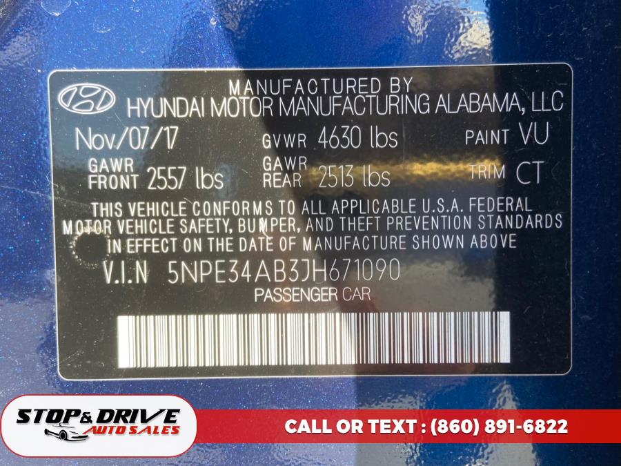 2018 Hyundai Sonata Sport 2.0T *Ltd Avail*, available for sale in East Windsor, Connecticut | Stop & Drive Auto Sales. East Windsor, Connecticut 2018 Hyundai Sonata Sport 2.0T *Ltd Avail*, available for sale in East Windsor, Connecticut | Stop & Drive Auto Sales. East Windsor, Connecticut