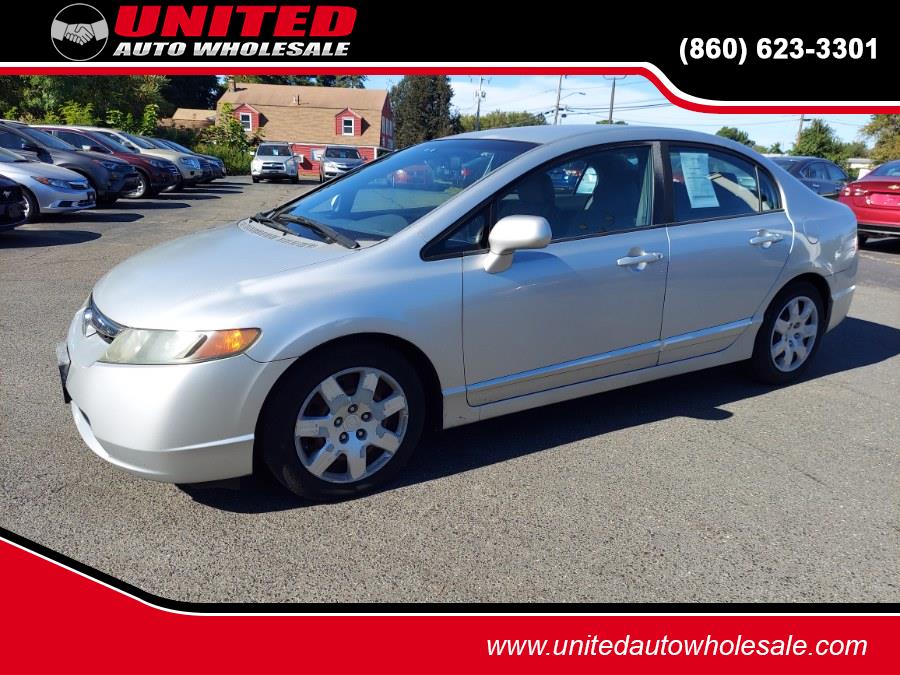 2008 Honda Civic Sdn 4dr Man LX, available for sale in East Windsor, Connecticut | United Auto Sales of E Windsor, Inc. East Windsor, Connecticut 2008 Honda Civic Sdn 4dr Man LX, available for sale in East Windsor, Connecticut | United Auto Sales of E Windsor, Inc. East Windsor, Connecticut
