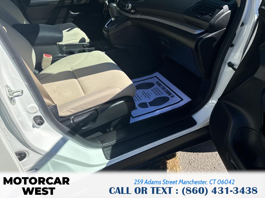 2016 Honda CR-V AWD 5dr LX, available for sale in Manchester, Connecticut | Motorcar West. Manchester, Connecticut 2016 Honda CR-V AWD 5dr LX, available for sale in Manchester, Connecticut | Motorcar West. Manchester, Connecticut