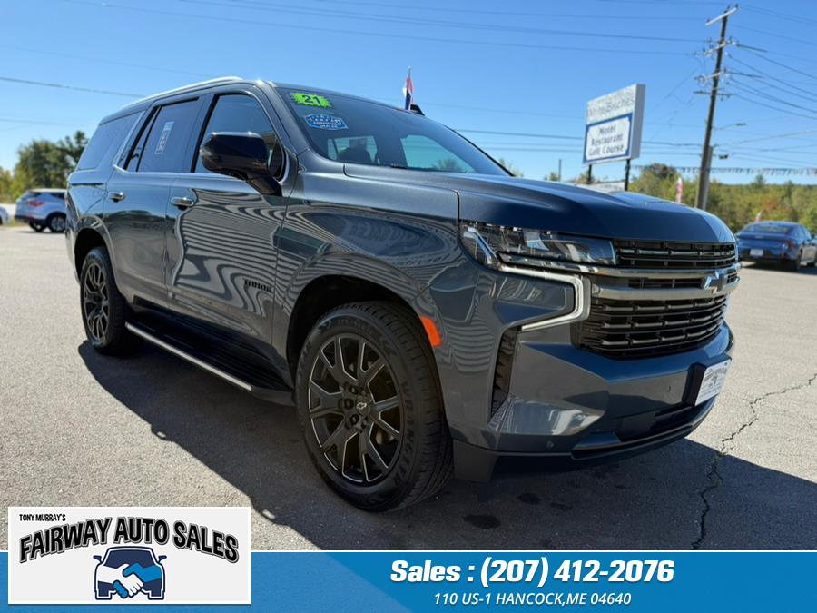 2021 Chevrolet Tahoe Premier 4WD 4dr Premier, available for sale in Hancock, Maine | Fairway Auto Sales. Hancock, Maine 2021 Chevrolet Tahoe Premier 4WD 4dr Premier, available for sale in Hancock, Maine | Fairway Auto Sales. Hancock, Maine