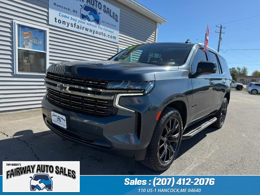 2021 Chevrolet Tahoe Premier 4WD 4dr Premier, available for sale in Hancock, Maine | Fairway Auto Sales. Hancock, Maine 2021 Chevrolet Tahoe Premier 4WD 4dr Premier, available for sale in Hancock, Maine | Fairway Auto Sales. Hancock, Maine