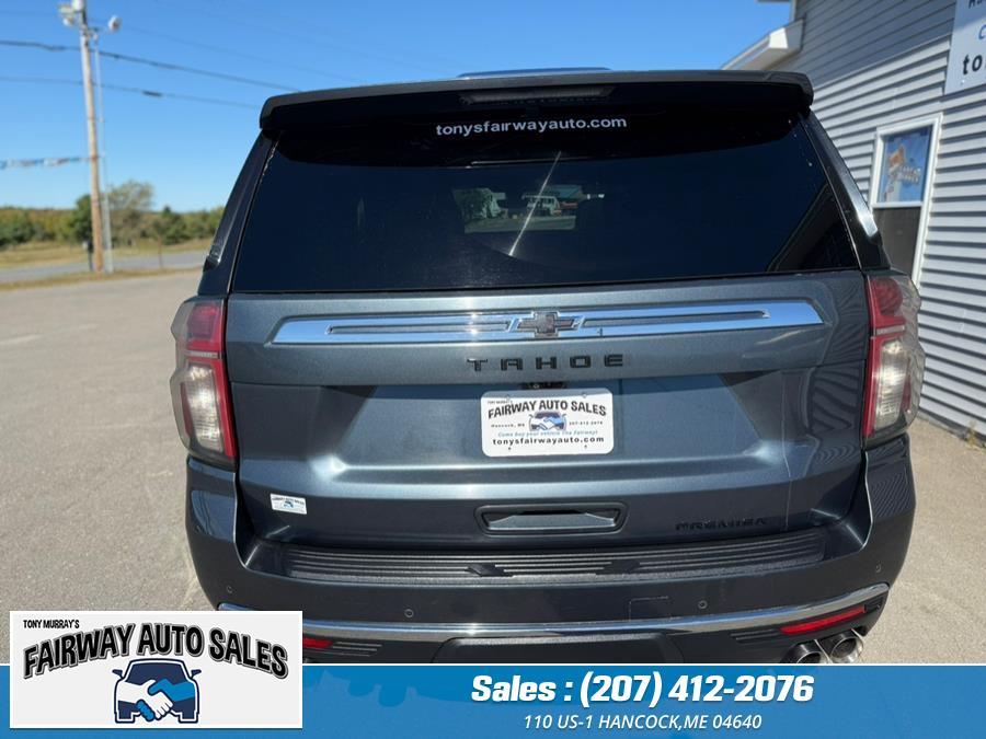 2021 Chevrolet Tahoe Premier 4WD 4dr Premier, available for sale in Hancock, Maine | Fairway Auto Sales. Hancock, Maine 2021 Chevrolet Tahoe Premier 4WD 4dr Premier, available for sale in Hancock, Maine | Fairway Auto Sales. Hancock, Maine