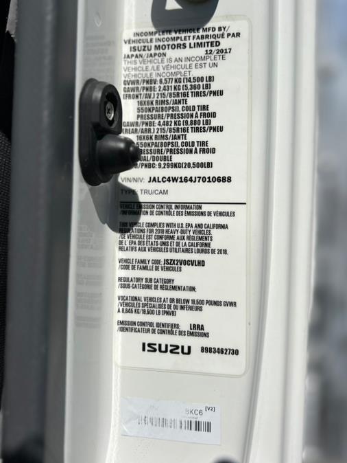 2018 Isuzu NPR HD BOX TRUCK, available for sale in Paterson, New Jersey | Speedway Motors LLC. Paterson, New Jersey 2018 Isuzu NPR HD BOX TRUCK, available for sale in Paterson, New Jersey | Speedway Motors LLC. Paterson, New Jersey
