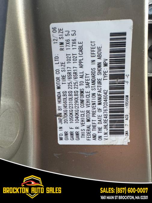 2007 Honda CR-V 4WD 5dr EX-L w/Navi, available for sale in BROCKTON, Massachusetts | Brockton Auto Sales Inc. BROCKTON, Massachusetts 2007 Honda CR-V 4WD 5dr EX-L w/Navi, available for sale in BROCKTON, Massachusetts | Brockton Auto Sales Inc. BROCKTON, Massachusetts