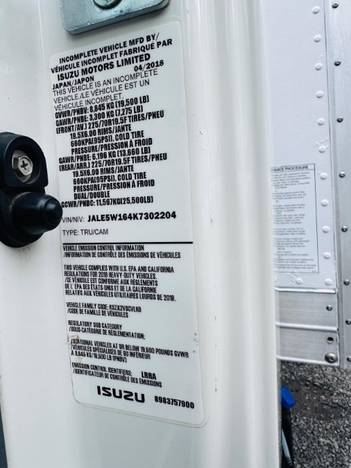 2019 Isuzu NRR 20 FEET DRY BOX + 19500LB GVW + SIDE DOOR + NO CDL, available for sale in South Amboy, New Jersey | NJ Truck Spot. South Amboy, New Jersey 2019 Isuzu NRR 20 FEET DRY BOX + 19500LB GVW + SIDE DOOR + NO CDL, available for sale in South Amboy, New Jersey | NJ Truck Spot. South Amboy, New Jersey