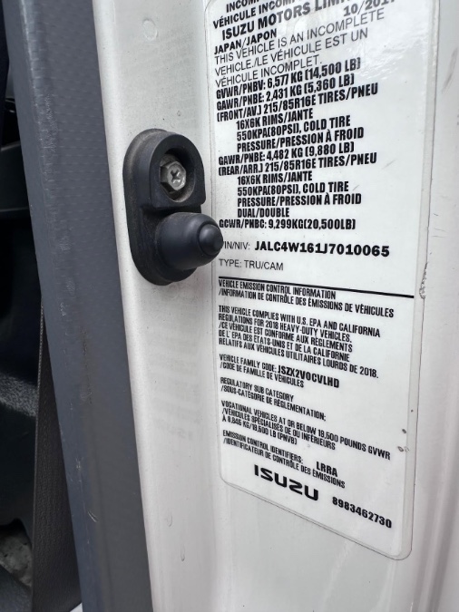 2018 Isuzu NPR HD 16FT DRY BOX + HUGE LIFT GATE + LOW MILES + NO CDL, available for sale in South Amboy, New Jersey | NJ Truck Spot. South Amboy, New Jersey 2018 Isuzu NPR HD 16FT DRY BOX + HUGE LIFT GATE + LOW MILES + NO CDL, available for sale in South Amboy, New Jersey | NJ Truck Spot. South Amboy, New Jersey