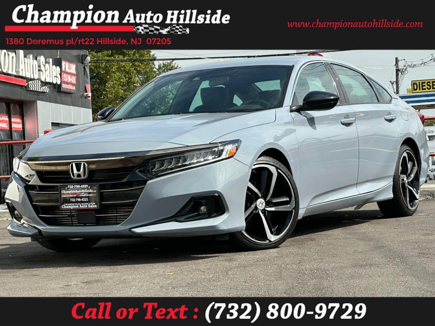 2022 Honda Accord Sedan Sport 1.5T CVT, available for sale in Hillside, New Jersey | Champion Auto Hillside. Hillside, New Jersey 2022 Honda Accord Sedan Sport 1.5T CVT, available for sale in Hillside, New Jersey | Champion Auto Hillside. Hillside, New Jersey