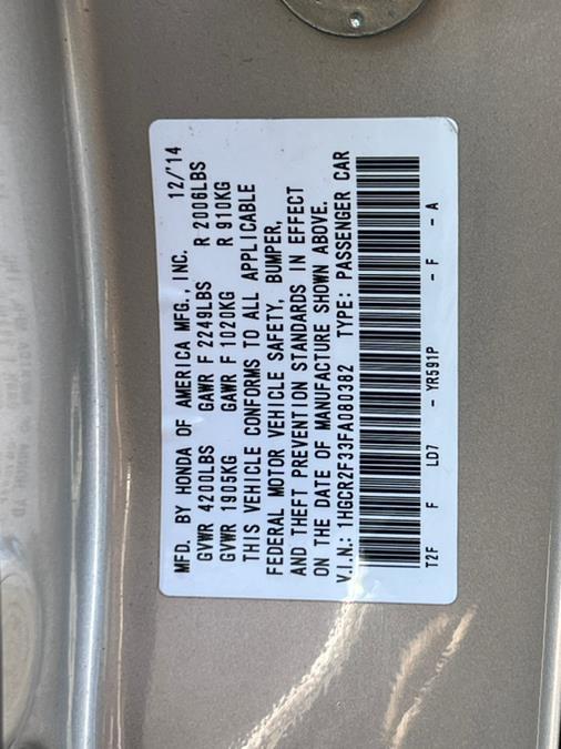 2015 Honda Accord Sedan 4dr I4 CVT LX, available for sale in Paterson, New Jersey | Speedway Motors LLC. Paterson, New Jersey 2015 Honda Accord Sedan 4dr I4 CVT LX, available for sale in Paterson, New Jersey | Speedway Motors LLC. Paterson, New Jersey