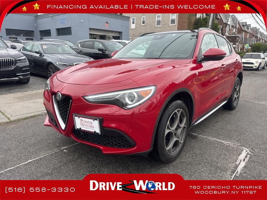 2022 Alfa Romeo Stelvio Ti, available for sale in Woodbury, New York | Drive World. Woodbury, New York 2022 Alfa Romeo Stelvio Ti, available for sale in Woodbury, New York | Drive World. Woodbury, New York