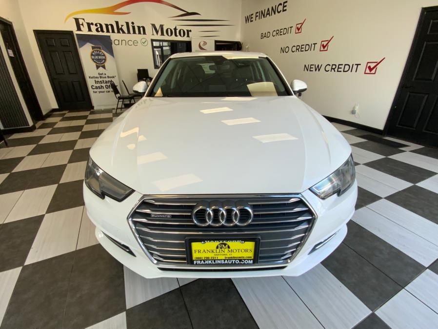 2017 Audi A4 2.0 TFSI Auto Premium quattro AWD, available for sale in Hartford, Connecticut | Franklin Motors Auto Sales LLC. Hartford, Connecticut 2017 Audi A4 2.0 TFSI Auto Premium quattro AWD, available for sale in Hartford, Connecticut | Franklin Motors Auto Sales LLC. Hartford, Connecticut