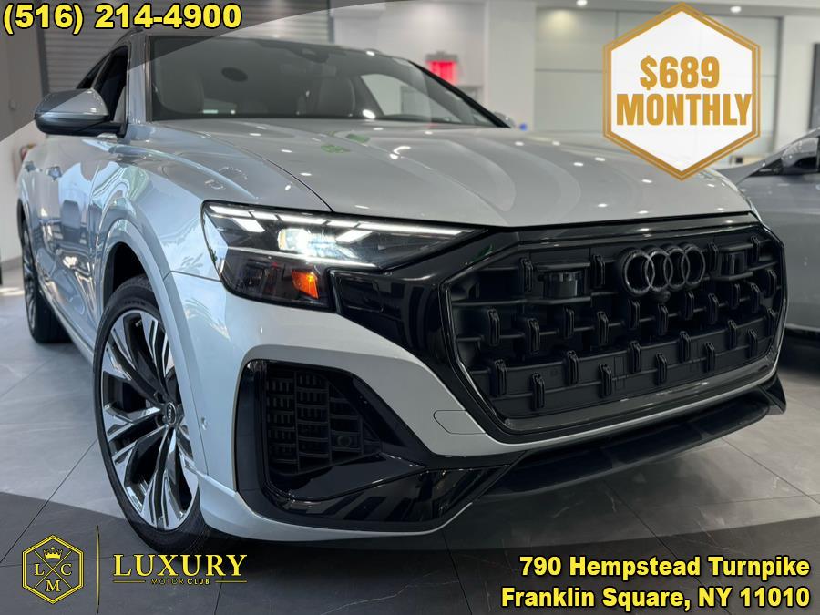 2024 Audi Q8 Premium 55 TFSI quattro, available for sale in Franklin Square, New York | Luxury Motor Club. Franklin Square, New York 2024 Audi Q8 Premium 55 TFSI quattro, available for sale in Franklin Square, New York | Luxury Motor Club. Franklin Square, New York