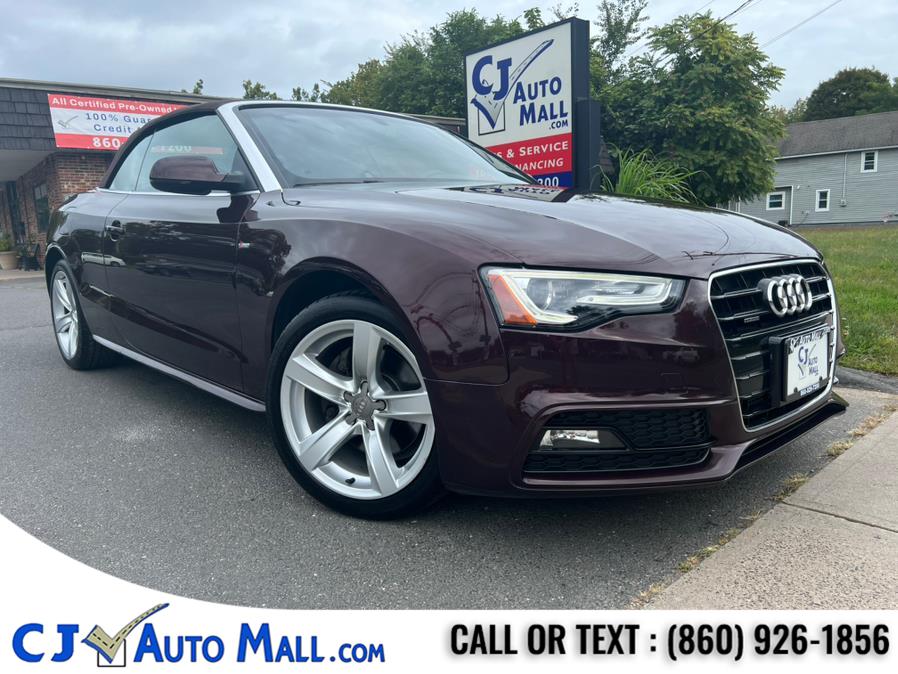 2014 Audi A5 2dr Cabriolet Auto quattro 2.0T Prestige, available for sale in Bristol, Connecticut | CJ Auto Mall. Bristol, Connecticut 2014 Audi A5 2dr Cabriolet Auto quattro 2.0T Prestige, available for sale in Bristol, Connecticut | CJ Auto Mall. Bristol, Connecticut