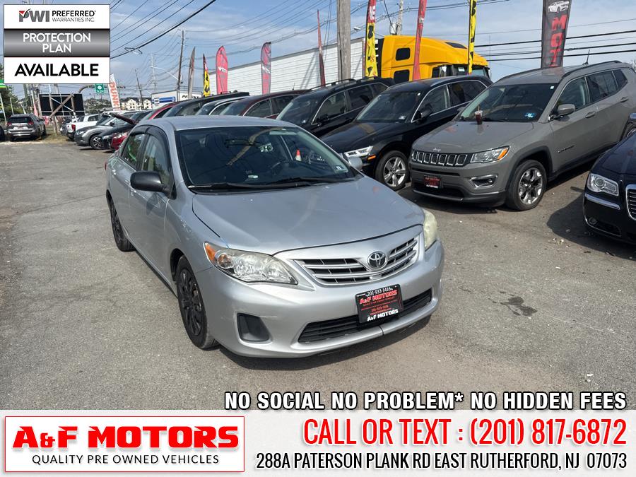 2013 Toyota Corolla 4dr Sdn Auto LE (Natl), available for sale in East Rutherford, New Jersey | A&F Motors LLC. East Rutherford, New Jersey 2013 Toyota Corolla 4dr Sdn Auto LE (Natl), available for sale in East Rutherford, New Jersey | A&F Motors LLC. East Rutherford, New Jersey