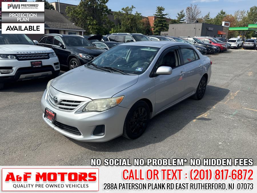 2013 Toyota Corolla 4dr Sdn Auto LE (Natl), available for sale in East Rutherford, New Jersey | A&F Motors LLC. East Rutherford, New Jersey 2013 Toyota Corolla 4dr Sdn Auto LE (Natl), available for sale in East Rutherford, New Jersey | A&F Motors LLC. East Rutherford, New Jersey