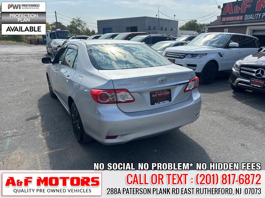 2013 Toyota Corolla 4dr Sdn Auto LE (Natl), available for sale in East Rutherford, New Jersey | A&F Motors LLC. East Rutherford, New Jersey 2013 Toyota Corolla 4dr Sdn Auto LE (Natl), available for sale in East Rutherford, New Jersey | A&F Motors LLC. East Rutherford, New Jersey