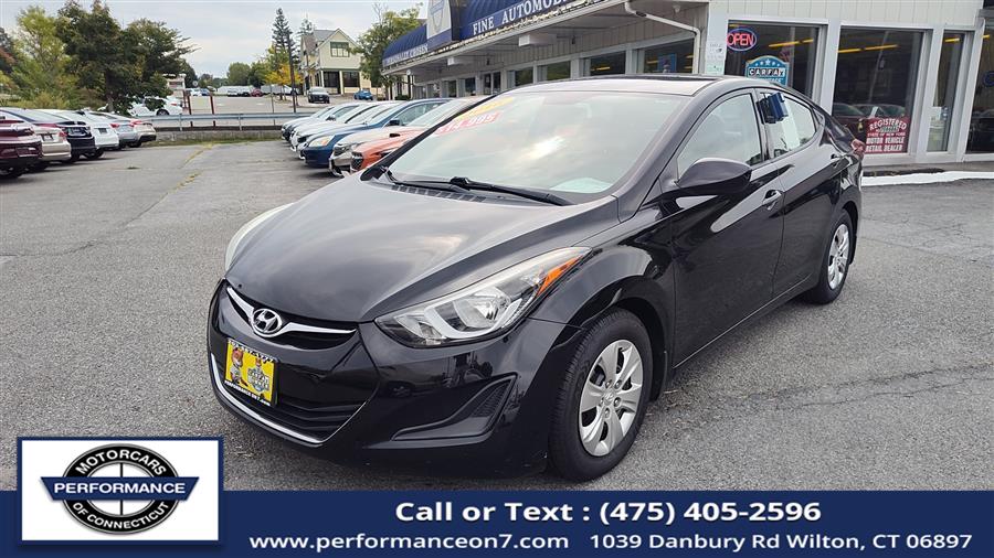 2016 Hyundai Elantra 4dr Sdn Auto SE (Ulsan Plant), available for sale in Wilton, Connecticut | Performance Motor Cars Of Connecticut LLC. Wilton, Connecticut 2016 Hyundai Elantra 4dr Sdn Auto SE (Ulsan Plant), available for sale in Wilton, Connecticut | Performance Motor Cars Of Connecticut LLC. Wilton, Connecticut