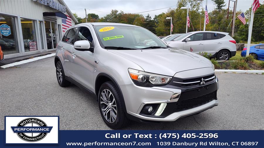 2018 Mitsubishi Outlander Sport SE 2.4 AWC CVT, available for sale in Wilton, Connecticut | Performance Motor Cars Of Connecticut LLC. Wilton, Connecticut 2018 Mitsubishi Outlander Sport SE 2.4 AWC CVT, available for sale in Wilton, Connecticut | Performance Motor Cars Of Connecticut LLC. Wilton, Connecticut